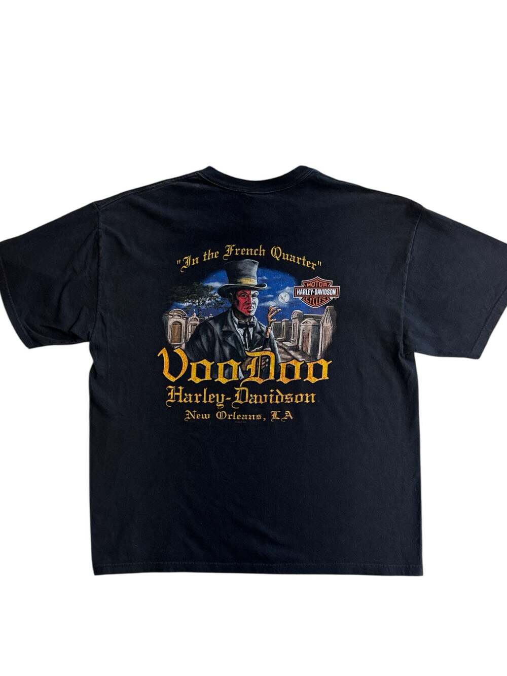 Vintage Harley-Davidson Voodoo New Orleans French Quarter Graphic T-Shirt XL - Picture 2 of 4